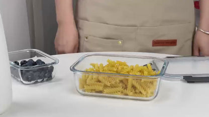 BPA-Free Glass Food Storage Container Set