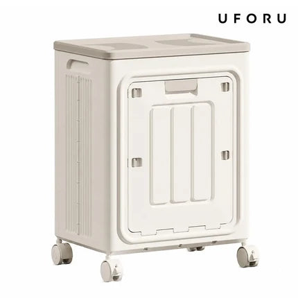 Portable Rolling Laundry Basket, Breathable Mesh & Odor‑Proof, Wheeled Clothes Storage Container with Cover