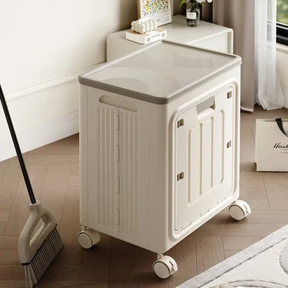 Portable Rolling Laundry Basket, Breathable Mesh & Odor‑Proof, Wheeled Clothes Storage Container with Cover