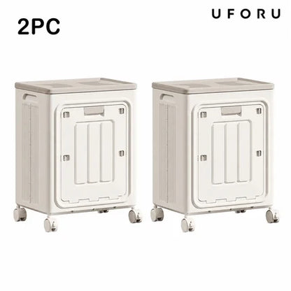 Portable Rolling Laundry Basket, Breathable Mesh & Odor‑Proof, Wheeled Clothes Storage Container with Cover